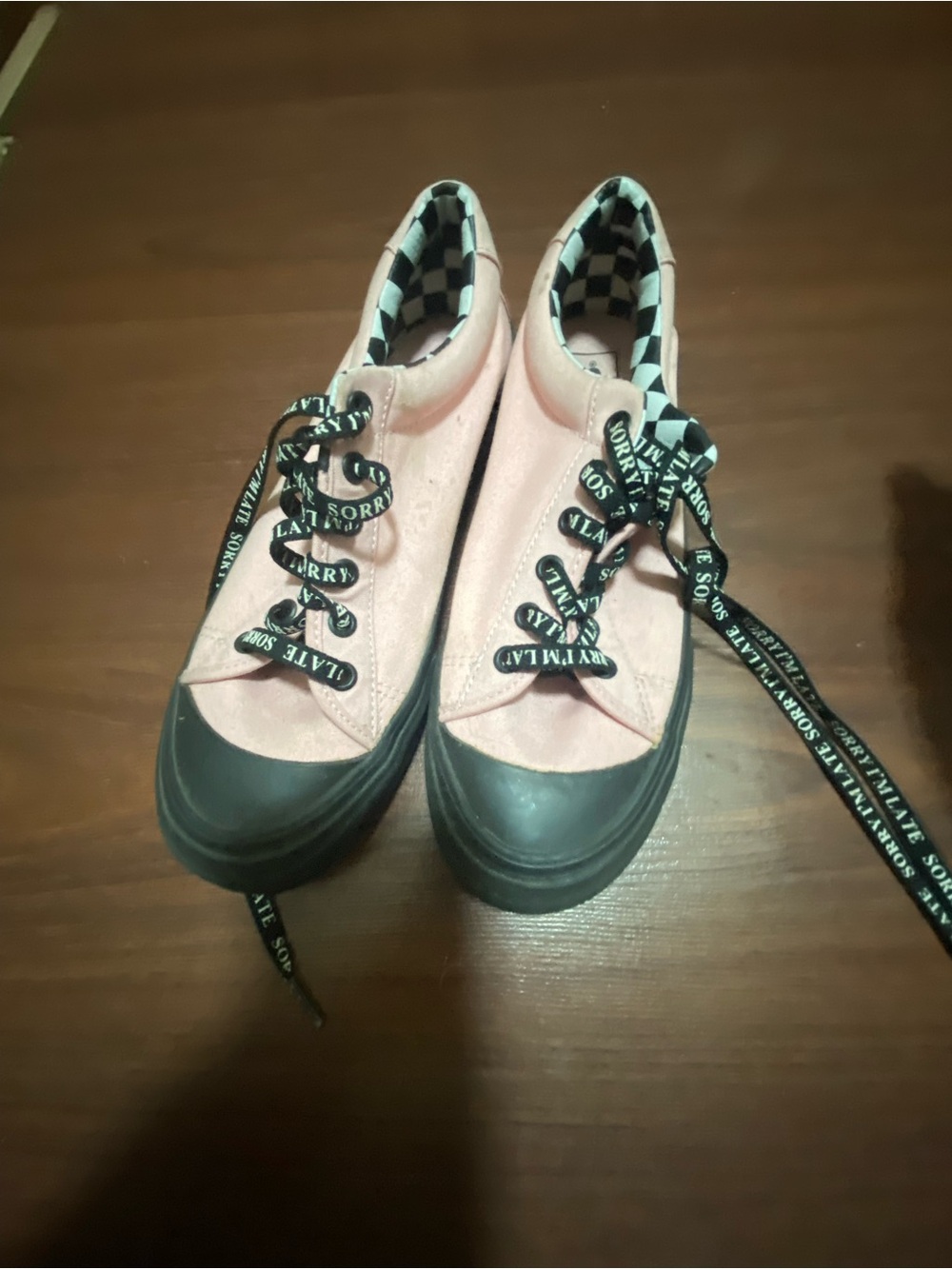 Vans x Lazy Oaf Pink Low-Top Sneakers NEW